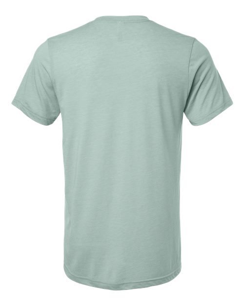 BELLA + CANVAS 3413, Triblend Tee, Dusty Blue Triblend