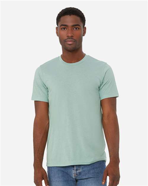 BELLA + CANVAS 3413, Triblend Tee, Dusty Blue Triblend