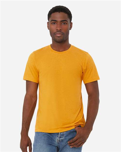 BELLA + CANVAS 3413, Triblend Tee, Mustard Triblend