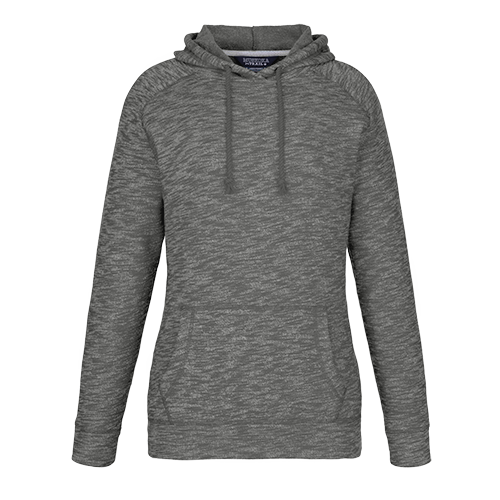 L00741 - Anaheim - Ladies Pullover Hooded Sweatshirt Gunmetal Heather 741 eco-friendly Ladies Muskoka Trail sustainable Women