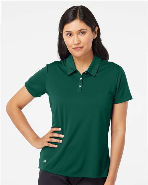 Adidas A231, Women's Performance Polo, Collegiate Green