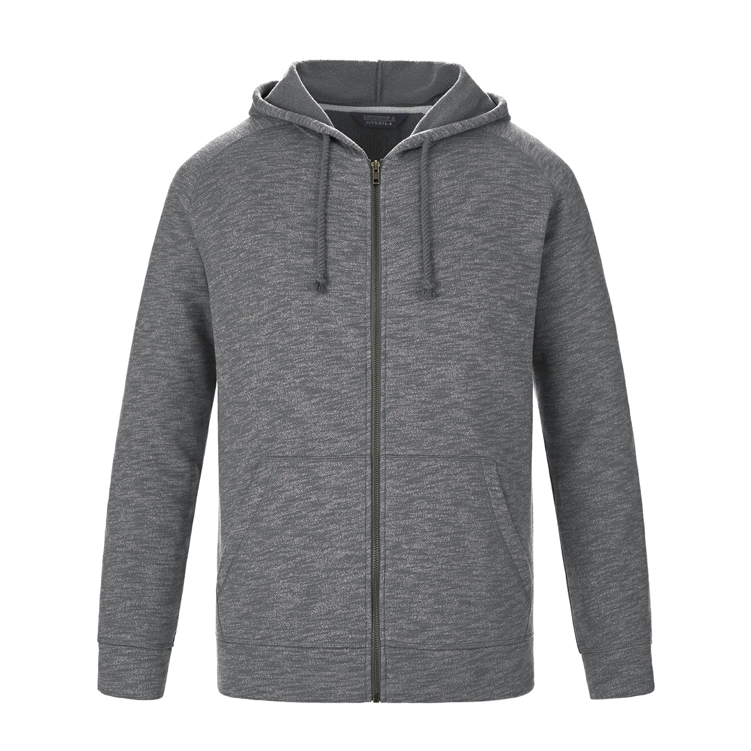 L00750 - Berkeley - Adult Full Zip Hooded Sweatshirt Gunmetal Heather 750 adult eco-friendly mens Muskoka Trail sustainable