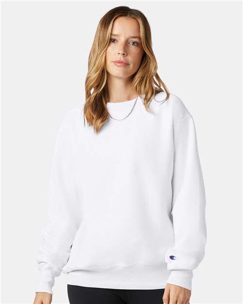 Champion S149, Unisex Reverse Weave Crewneck Sweatshirt, White