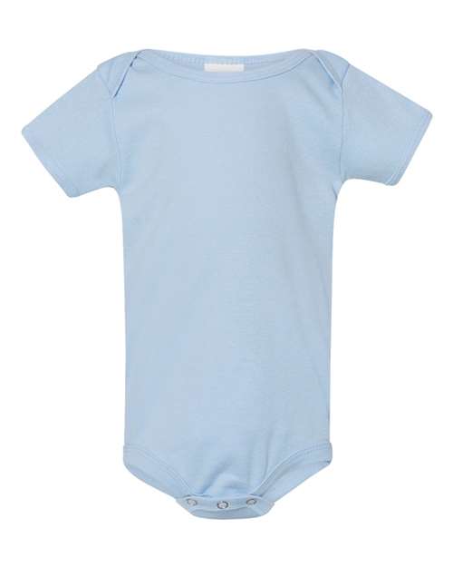 Infant Softstyle® One Piece - - 7492 Light Blue 6 12 10660 5-5.9 oz 64ZEE Best Selling Brands Core T-Shirts Cotton Cotton - 100% Cotton - Ringspun Gildan Go To Basics Infants / Toddlers No Visible Logos Onesies Regular (5-6 oz) Short Sleeves Side Seams T-Shirts T-Shirts - Premium Tear Away Tops Unisex
