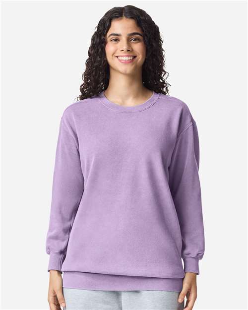 Unisex Garment-Dyed Crewneck Sweatshirt - - 1610 - Toronto Screen Printing- Color