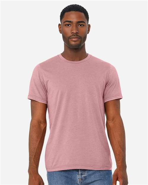 BELLA + CANVAS 3001CVC, Cvc Jersey Tee, Heather Orchid