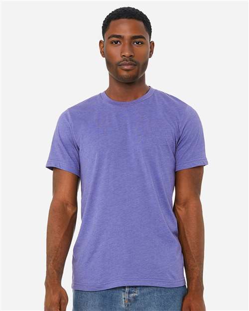 BELLA + CANVAS 3001CVC, Cvc Jersey Tee, Heather Lapis