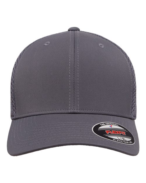 Ultrafiber Mesh Cap - - 2170 Dark Grey 6533 87095 Adult Blends Fitness and Wellness Fitted Flexfit Go To Fashion Hats Headwear Mens & Unisex Mesh Mesh Back Mid Profiles No Treatment No Visible Logos Nylon Polyester Pre-Curved Visor School & Team Six-Panel Spandex Structured