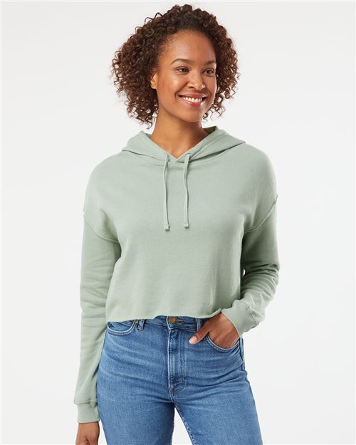Women’s Lightweight Crop Hooded Sweatshirt - - 7788 - Toronto Screen Printing- Color