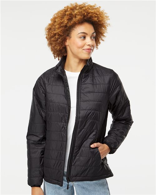 Women's Puffer Jacket - - 7792 - Toronto Screen Printing- Color