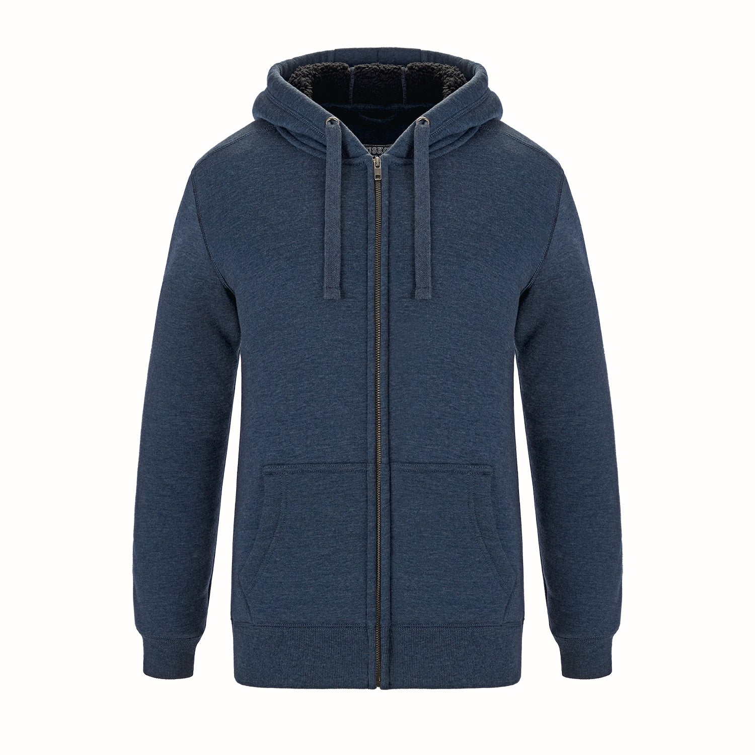 L00786 - Yolo - Ladies Full-Zip Hooded Sweatshirt w/ Sherpa Fleece Navy Heather 786 carhartt eco-friendly Ladies Muskoka Trail sherpa sustainable sweater Women yolo786