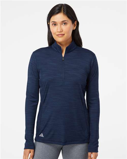 Women's Lightweight Mélange Quarter-Zip Pullover - - 7681 - Toronto Screen Printing- Color