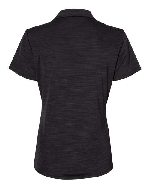 Adidas A403, Women's Mélange Polo, Black Melange
