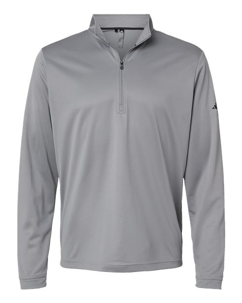 Adidas A401, Men's Ultimate365 Lightweight Quarter-zip Pullover, Grey Three