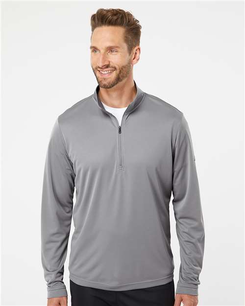 Adidas A401, Men's Ultimate365 Lightweight Quarter-zip Pullover, Grey Three