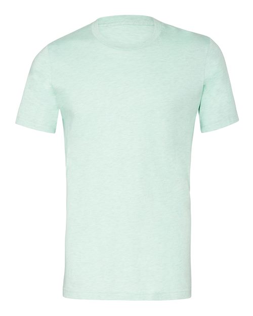 BELLA + CANVAS 3001CVC, Cvc Jersey Tee, Heather Prism Mint