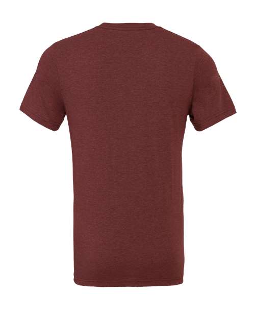 BELLA + CANVAS 3001CVC, Cvc Jersey Tee, Heather Cardinal