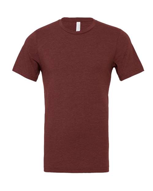 BELLA + CANVAS 3001CVC, Cvc Jersey Tee, Heather Cardinal
