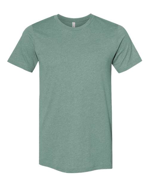 BELLA + CANVAS 3001CVC, Cvc Jersey Tee, Heather Dusty Blue