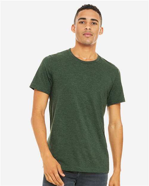 BELLA + CANVAS 3001CVC, Cvc Jersey Tee, Heather Forest