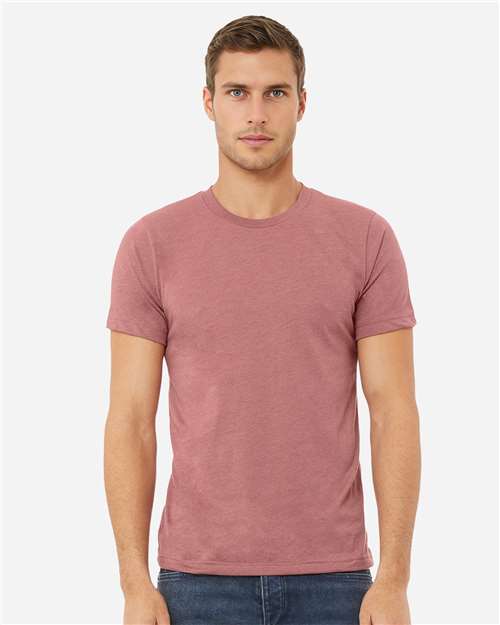 BELLA + CANVAS 3001CVC, Cvc Jersey Tee, Heather Mauve