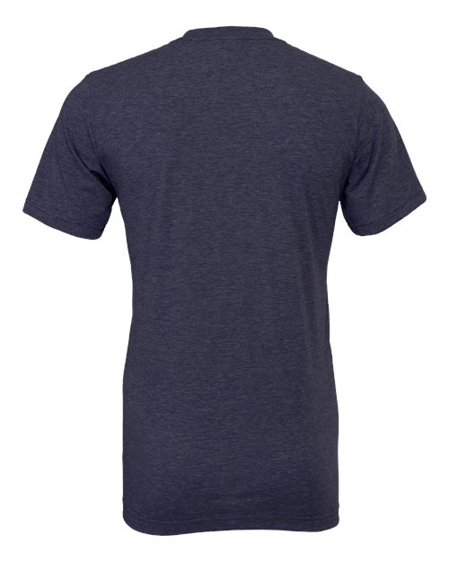 BELLA + CANVAS 3001CVC, Cvc Jersey Tee, Heather Midnight Navy