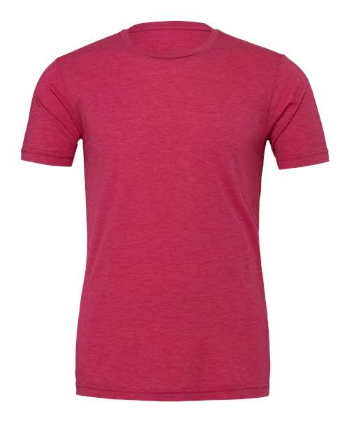 BELLA + CANVAS 3001CVC, Cvc Jersey Tee, Heather Raspberry