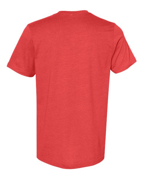 BELLA + CANVAS 3001CVC, Cvc Jersey Tee, Heather Red
