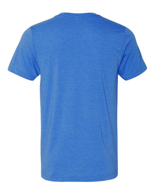 BELLA + CANVAS 3001CVC, Cvc Jersey Tee, Heather True Royal