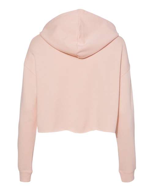 Independent Trading Co. AFX64CRP, Women’s Lightweight Crop Hooded Sweatshirt, Blush