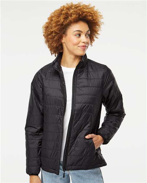 Women's Puffer Jacket - - 7792 - Toronto Screen Printing- Color