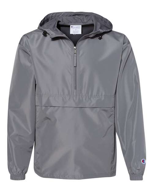 Champion CO200, Unisex Packable Anorak Jacket, Graphite