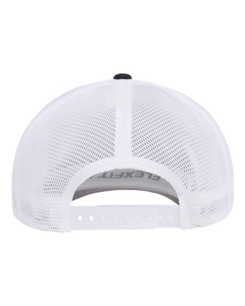 Flexfit 110M, 110 Mesh-back Cap, Black/ White