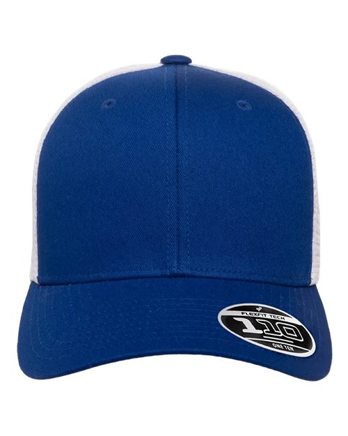 Flexfit 110M, 110 Mesh-back Cap, Royal/ White