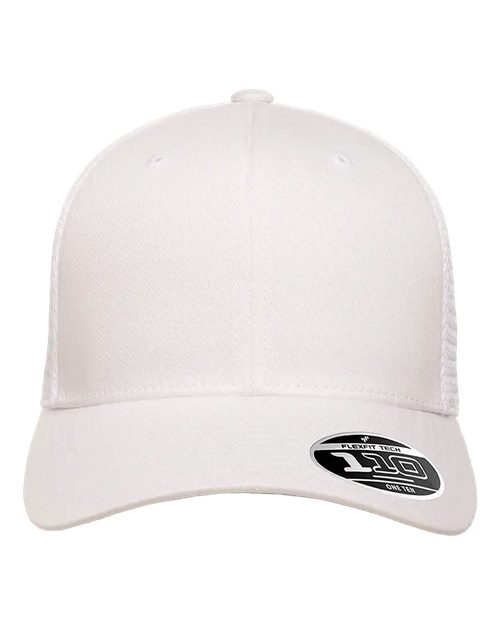 Flexfit 110M, 110 Mesh-back Cap, White