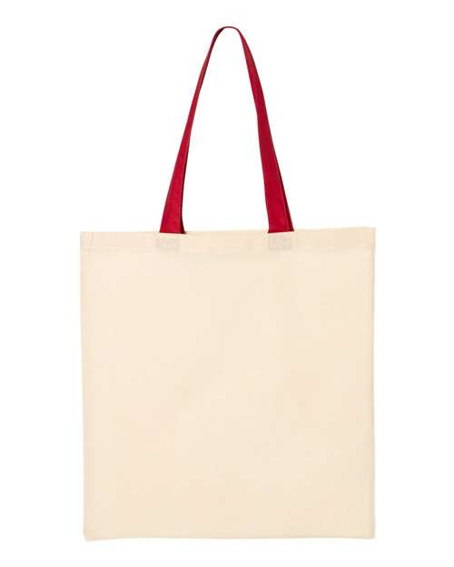 Economical Tote with Contrast-Color Handles - - 8145 Natural Red One Size 05795 2023 Fall Style Guide 6-6.9 oz Accessories Adult Bags Company Store Bags Company Store Style Guide Corporate Retreats Cotton Cotton - 100% Cotton - Over 50% CSG Bags Accessories FSG Fall Festivals FSG Fall Festivities Live Events Mens & Unisex No Visible Logos Q-Tees QTB6000 S&S Exclusive Brands Summer Style Guide 2023 Totes Value Fashion What's New CA