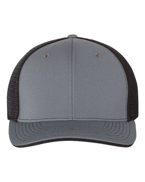 Pulse Sportmesh R-Flex Cap - - 6461 Charcoal Black Split 172 90395 Adult Athletics Best Selling Brands Closeout Company Store Hats Company Store Headwear Company Store Style Guide Fitness and Wellness Fitted Go To Fashion Hats Headwear Mens & Unisex Mesh Mesh Back Mid Profiles Moisture-Management Performance Polyester Pre-Curved Visor Richardson School & Team Six-Panel Structured Truckers Value Fashion