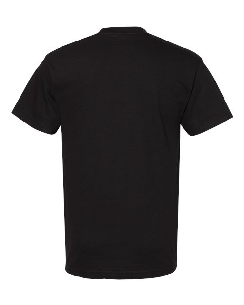 American Apparel 1301, Unisex Heavyweight Cotton Tee, Black
