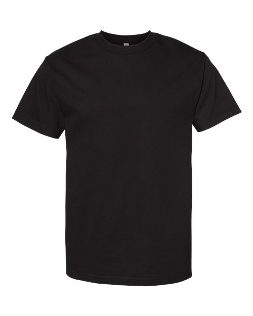 Unisex Heavyweight Cotton Tee - Black - - 8168