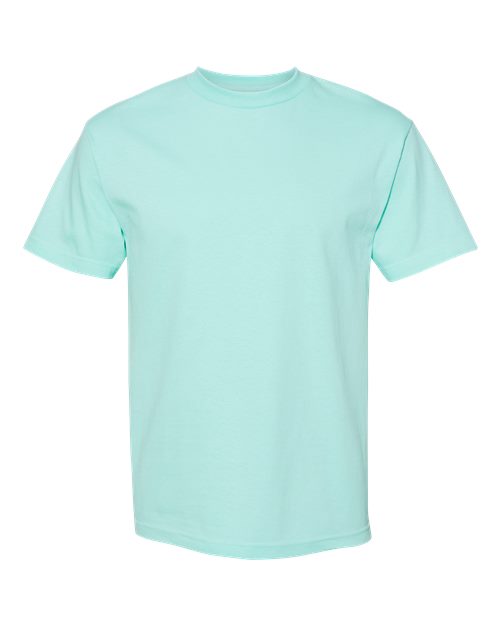 Unisex Heavyweight Cotton Tee - Celadon - - 8168