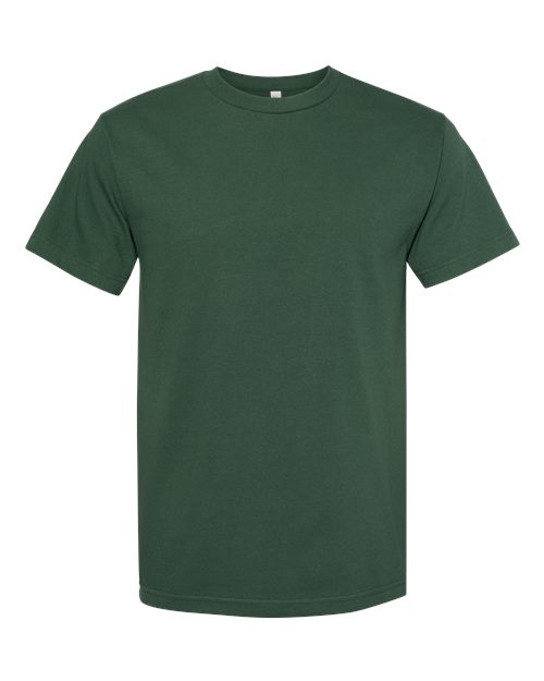 American Apparel 1301, Unisex Heavyweight Cotton Tee, Forest
