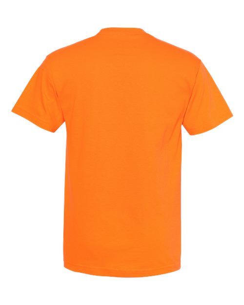 American Apparel 1301, Unisex Heavyweight Cotton Tee, Orange