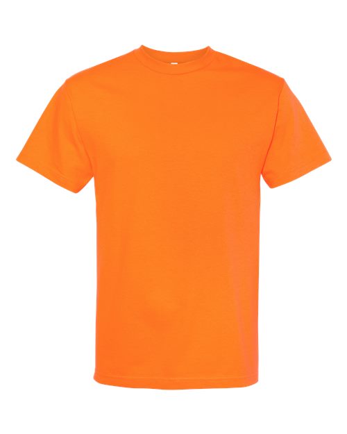 American Apparel 1301, Unisex Heavyweight Cotton Tee, Orange