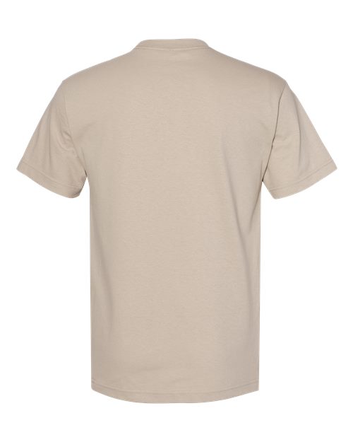 American Apparel 1301, Unisex Heavyweight Cotton Tee, Sand
