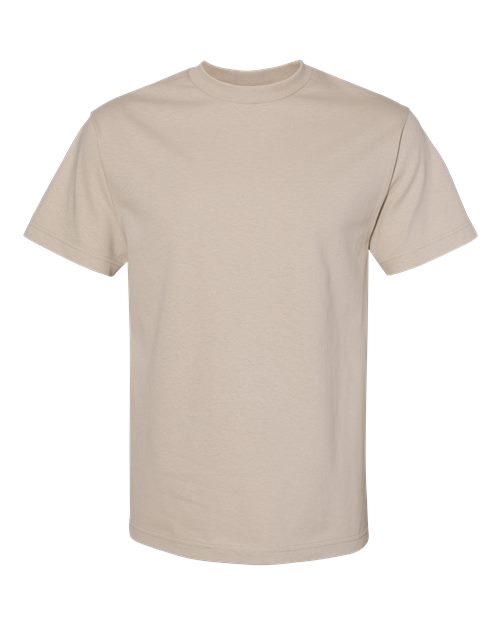Unisex Heavyweight Cotton Tee - Sand - - 8168
