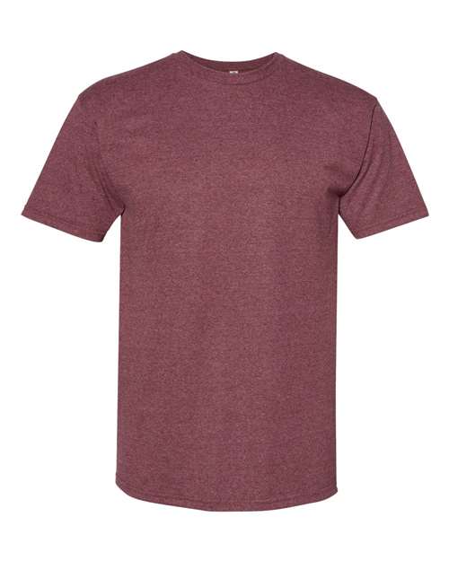Unisex Midweight Cotton Tee - - 8180 Heather Burgundy 12027 1701 5-5.9 oz Adult American Apparel Cotton Cotton - 100% Cotton - Ringspun Crewneck Fashion T-Shirts Festival Season Go To Fashion Mens & Unisex No Visible Logos Premium Fashion Preshrunk Regular (5-6 oz) S&S Deep Deals Short Sleeves T-Shirts T-Shirts - Premium Tear Away Tops Unisex