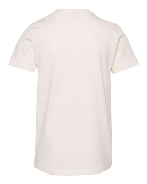BELLA + CANVAS 3001Y, Youth Jersey Tee, Natural