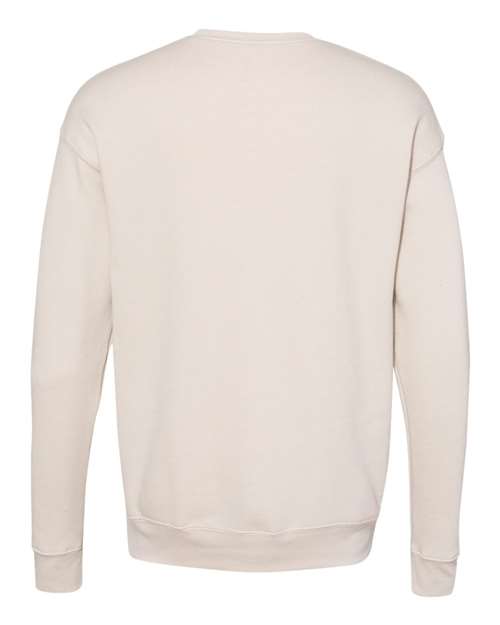 BELLA + CANVAS 3945, Unisex Sponge Fleece Drop Shoulder Crewneck Sweatshirt, Heather Dust