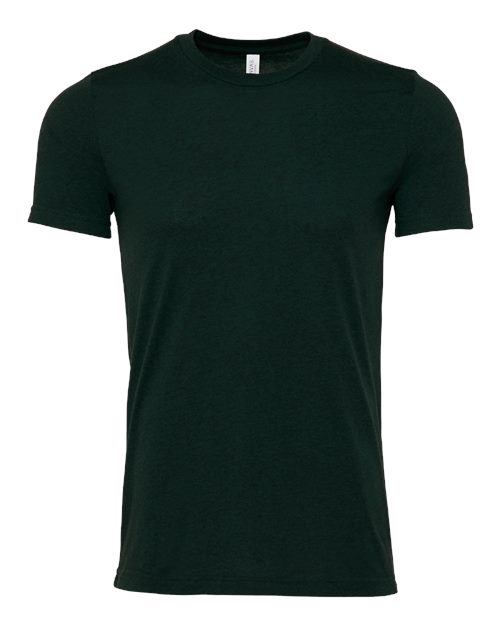 BELLA + CANVAS 3001CVC, Cvc Jersey Tee, Heather Emerald
