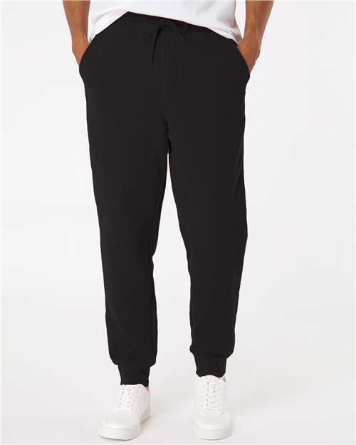 Independent Trading Co. IND20PNT, Men's Midweight Fleece Sweatpants, Black